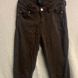 Celebrity Pink Dark Brown Skinny Jeans